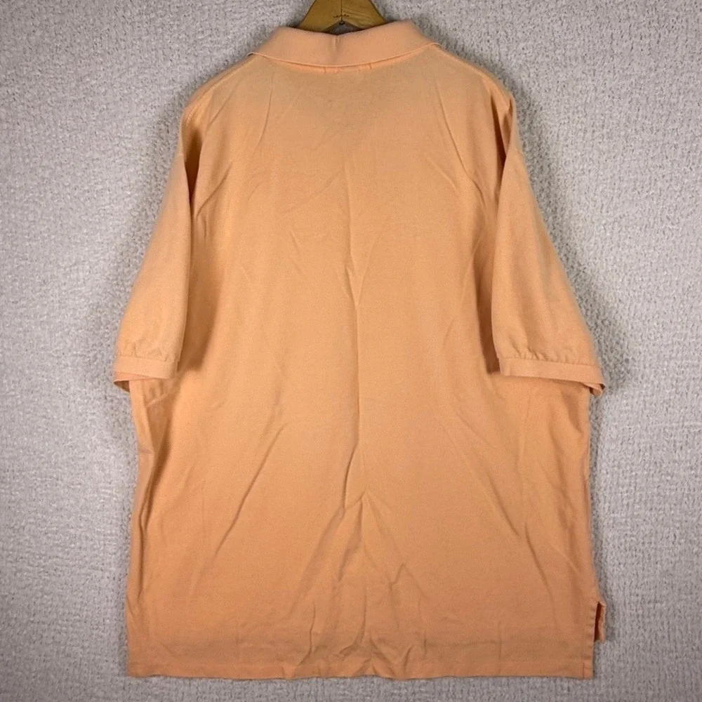 Polo by Ralph Lauren Mens 2XLT Peach Polo Shirt Short Sleeve Classic Fit‎